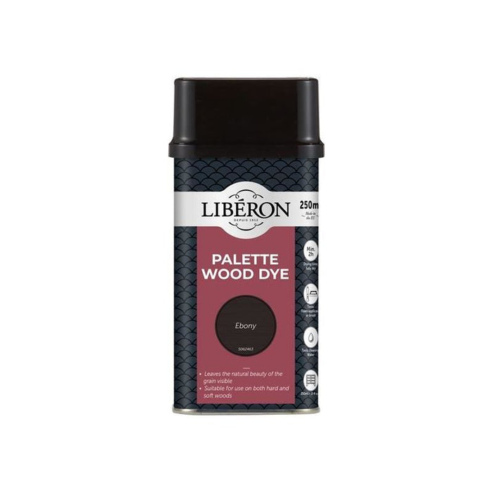 Liberon Palette Wood Dye Ebony 250ml Liberon - Town Tools