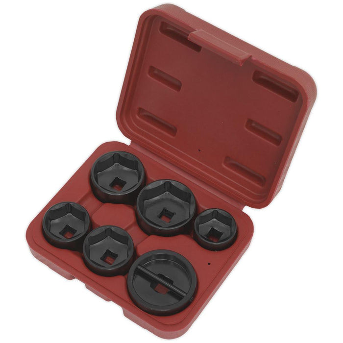 Sealey Oil Filter Cap Wrench Set 6pc VS7103