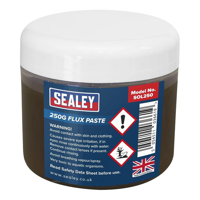 Sealey Flux Paste 250g SOL250 Sealey - Town Tools 