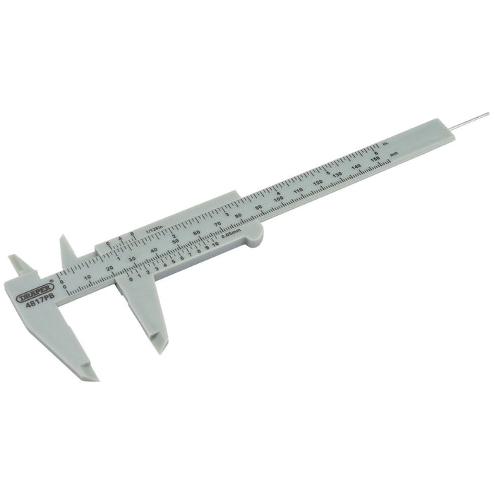 Draper Plastic Vernier Caliper, 0 - 150mm or 6" 73863 Draper - Town Tools 