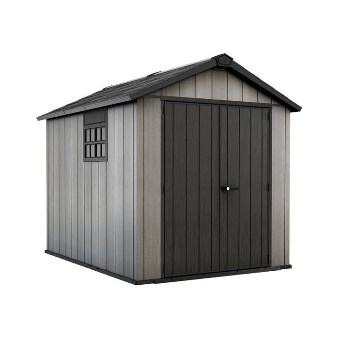 Keter Oakland Shed Grey 7.5 x 9ft Keter - Town Tools
