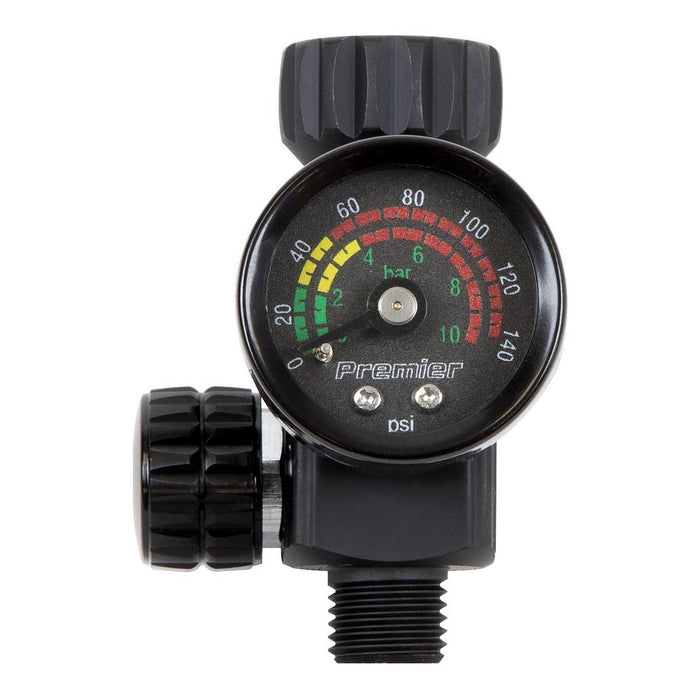 Sealey Premier Premier On-Gun Air Pressure Regulator/Gauge with Glass Lens AR02 Sealey Premier - Town Tools 