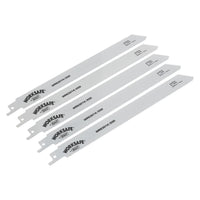 Sealey Reciprocating Saw Blade Metal 225mm 18tpi Pack of 5 WRS3014/200