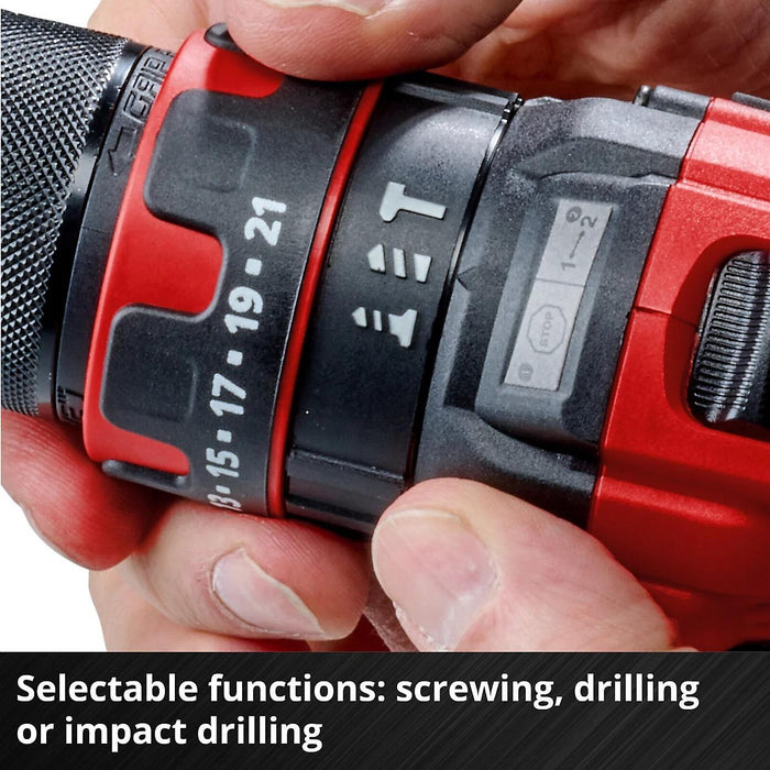 Einhell Cordless Combi Drill 44Nm 18V With Battery &Charger TE-CD 18/44 Li-i Power X-Change
