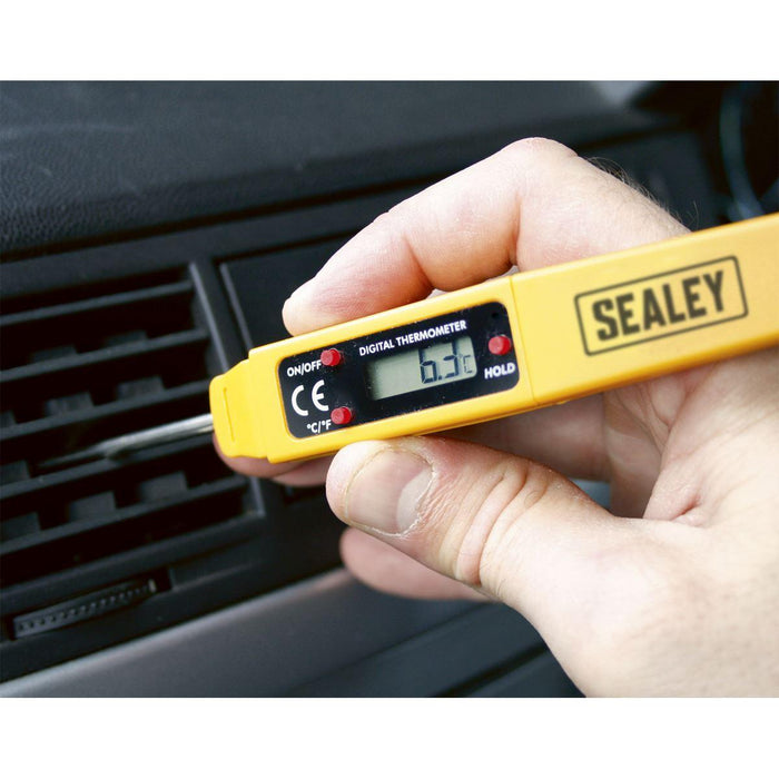 Sealey Mini Digital Thermometer VS906 Sealey - Town Tools 