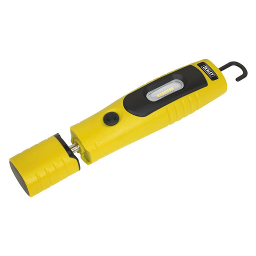 Sealey Rechargeable 360 Inspection Light 7 SMD & 3W SMD LED Yellow Lithium-ion Sealey - Town Tools 