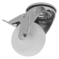 Sealey Heavy-Duty Nylon Castor Wheel Bolt Hole with Total Lock80mm Trade