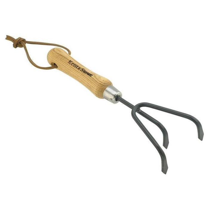 Kent & Stowe Carbon Steel Hand 3-Prong Cultivator, FSC® Kent & Stowe - Town Tools
