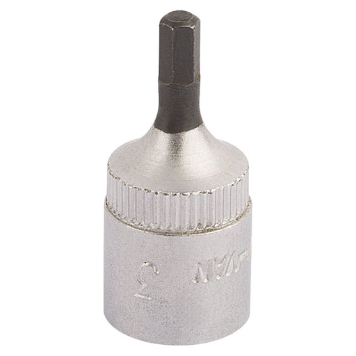 Draper Elora Hexagon Screwdriver Socket, 1/4" Sq. Dr., 3mm 11124 Draper - Town Tools 