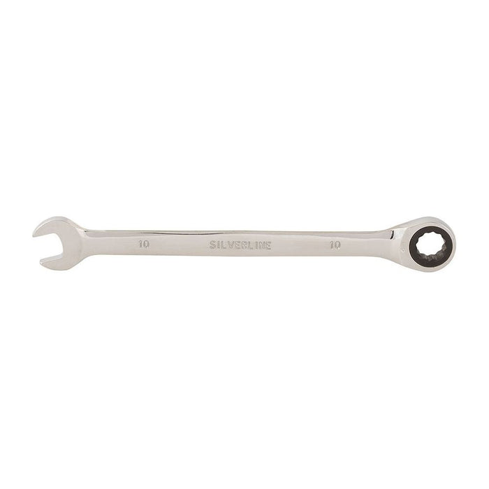 Silverline Fixed Head Ratchet Spanner 10mm Silverline - Town Tools 