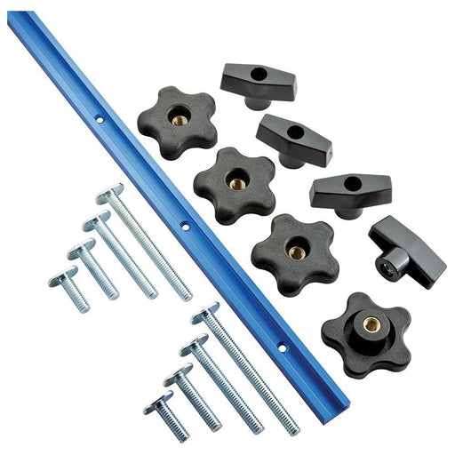 Rockler Universal T-Track Set 17pce 1219mm (4ft) Rockler - Town Tools 