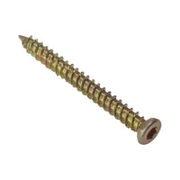 Forgefix Concrete Frame Screw TORX® Compatible High-Low Thread ZYP 7.5 x 132mm Bag 10