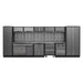 Superline Pro Superline PRO Storage System with Stainless Steel Worktop 4.9m Superline Pro - Town Tools 