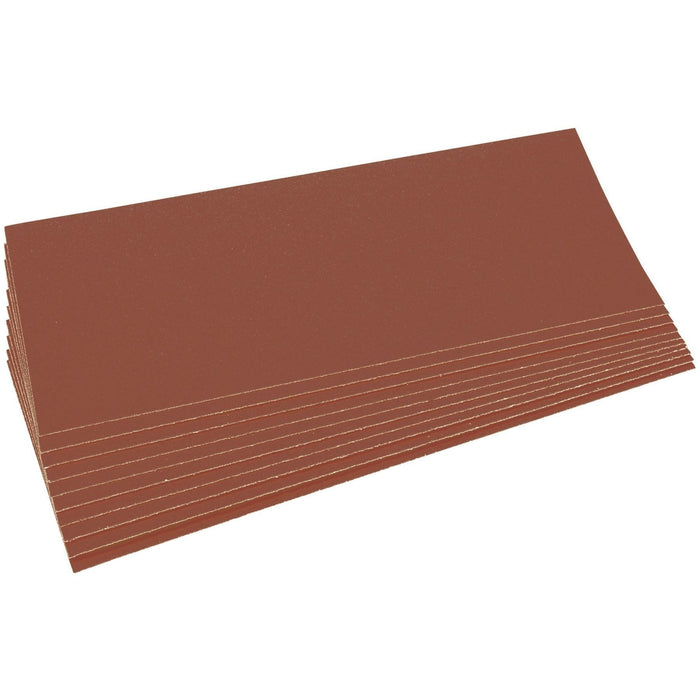 Draper Aluminium Oxide Sanding Sheets, 280 x 115mm, 80 Grit (Pack of 10) 59106 Draper - Town Tools 