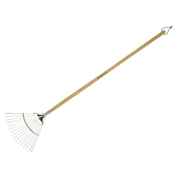 Kent & Stowe Stainless Steel Lawn & Leaf Rake, FSC® Kent & Stowe - Town Tools