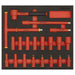 Premier Insulated Socket Set with Tool Tray 3/8"Sq Drive 20pc - VDE Approved Sealey Premier - Town Tools 