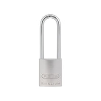 Abus Mechanical 86TI/45mm TITALIUM™ Padlock Without Cylinder 80mm Long Shackle