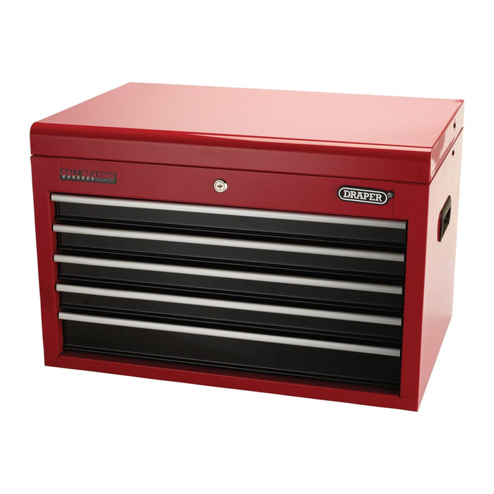 Draper Tool Chest, 5 Drawer, 26", Red 04697 Draper - Town Tools 