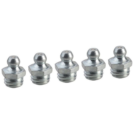 Faithfull Grease Nipple Straight M10 x 1.5 (Pack 5) Faithfull - Town Tools