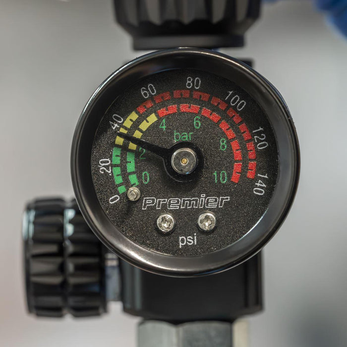 Sealey Premier Premier On-Gun Air Pressure Regulator/Gauge with Glass Lens AR02 Sealey Premier - Town Tools 
