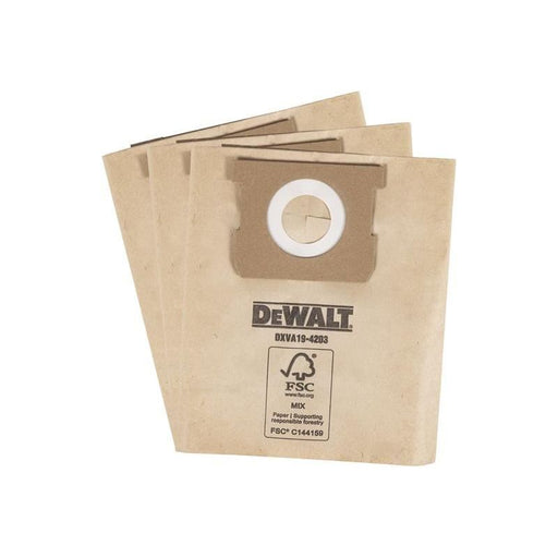 Dewalt Vacuum DXVA19-4203 Dust Bag (3 Pack) DEWALT Vacuum - Town Tools