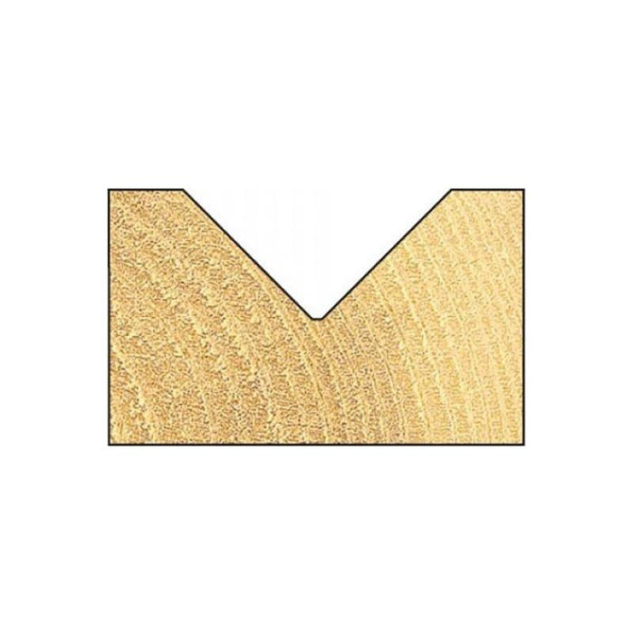 Trend 11/3 x 1/2 TCT V-Groove Cutter 45° 9.2 x 19.1mm Trend - Town Tools