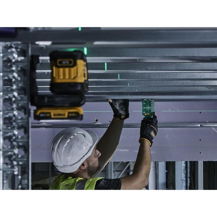 Dewalt Power Tools DCLE34021D1 XR Compact Cross Line Green Laser 18V 1 x 2.0Ah Li-ion DeWALT Power Tools - Town Tools