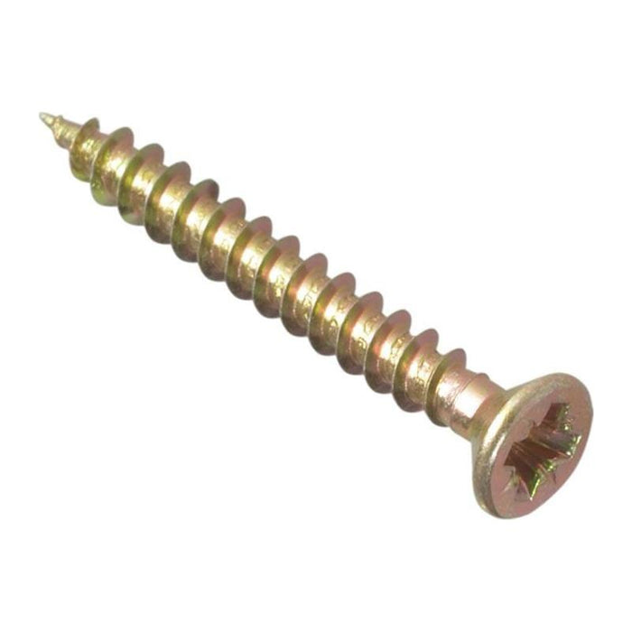 Forgefix Multi-Purpose Pozi Compatible Screw CSK ST ZYP 3.5 x 35mm Box 200 ForgeFix - Town Tools