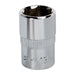 Sealey WallDrive Socket 13mm 3/8"Sq Drive Fully Polished SP3813 Sealey - Town Tools 