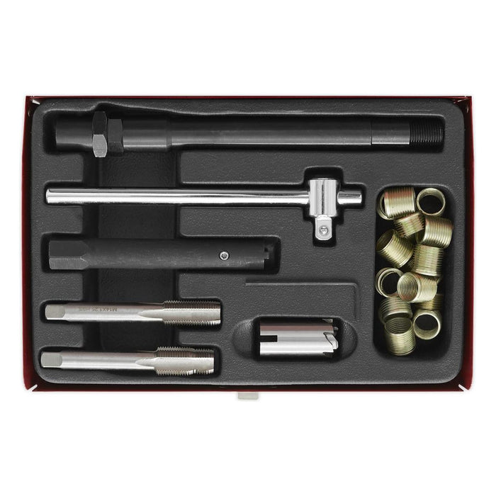 Sealey Spark Plug Thread Repair Kit VS301 Sealey - Town Tools 