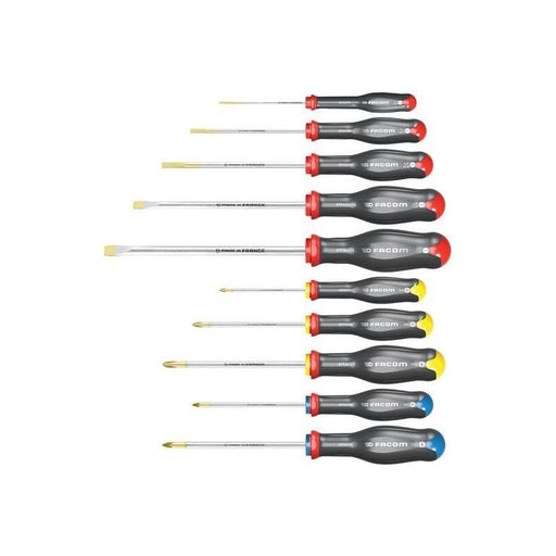Facom Protwist® Screwdriver Set, 10 Piece Facom - Town Tools