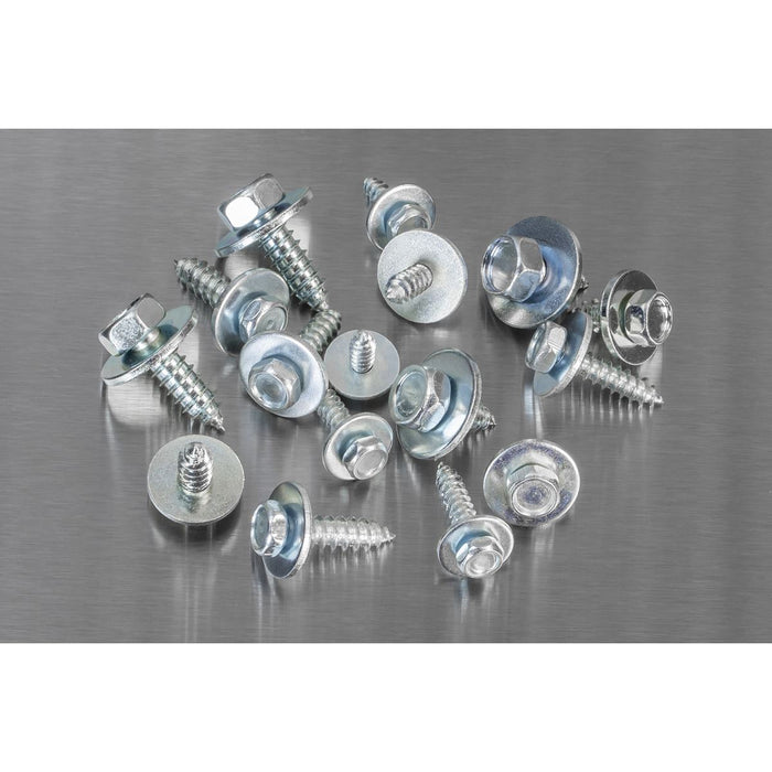 Sealey Acme Screw with Captive Washer Assortment 425pc AB425AS Sealey - Town Tools 