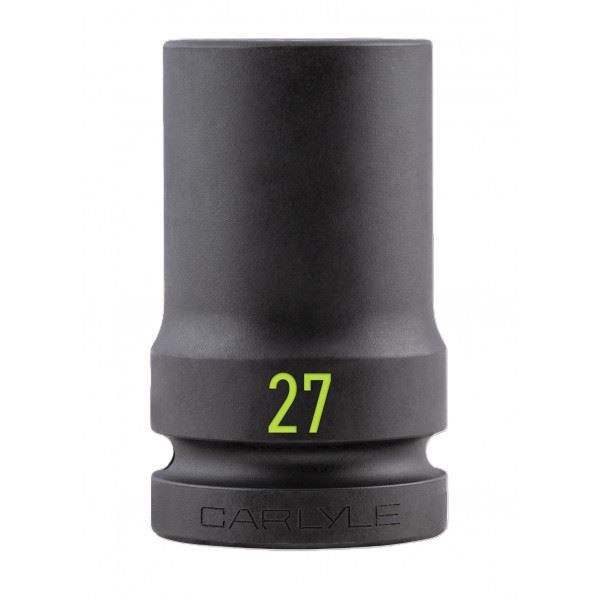 Carlyle Tools 3/4Dr Deep 6Pt Impact Socket 27mm