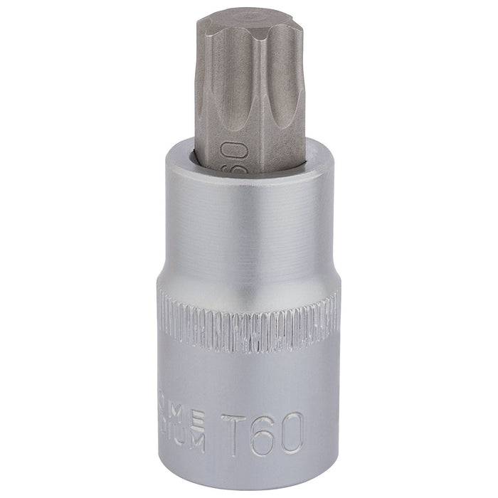 Draper TX-STAR Socket Bit, 1/2" Sq. Dr., T60 x 55mm 16323 Draper - Town Tools 