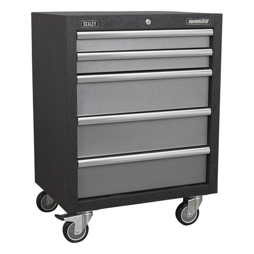 Sealey Modular 5 Drawer Mobile Cabinet 650mm APMS58 Sealey - Town Tools 