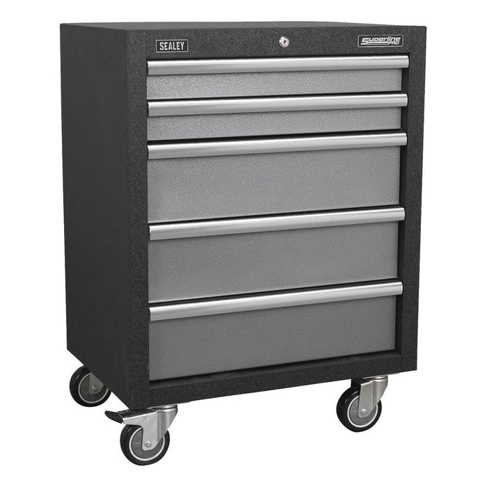 Sealey Modular 5 Drawer Mobile Cabinet 650mm APMS58 Sealey - Town Tools 