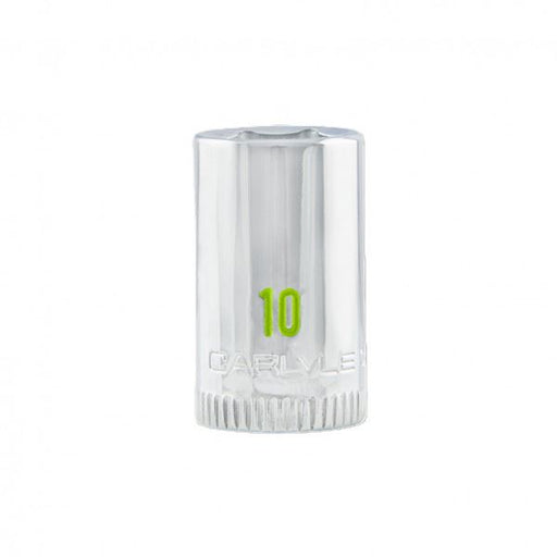 Carlyle Tools 1/4 Drive 10mm 6 Point Chrome Socket - image 1