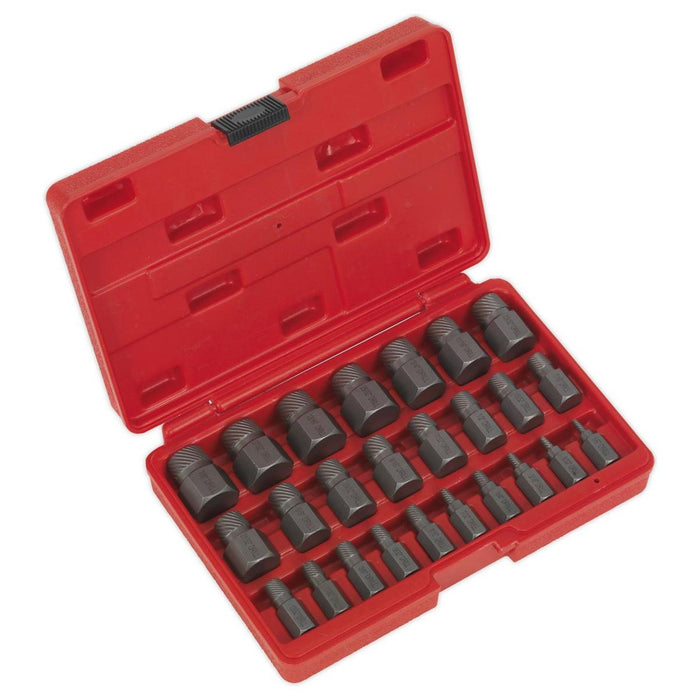 Sealey Multi-Spline Screw Extractor Set 25pc AK8182