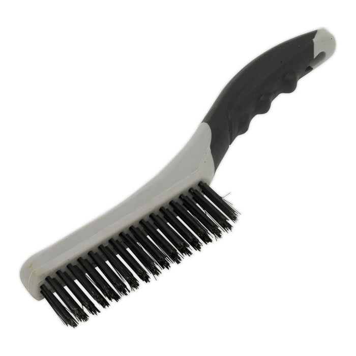 Sealey Wire Brush with Steel Fill WB102 Sealey - Town Tools 