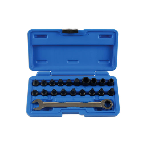 Laser Low Profile Bit Set 1/4"D 20pc 5914 Laser - Town Tools 