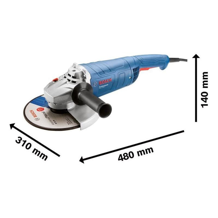 Bosch GWS 2200 P Professional 230mm Angle Grinder 2200W 110V Bosch - Town Tools