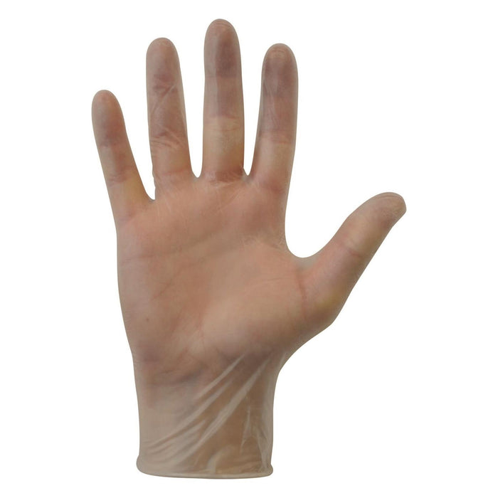 Bodyguards Powder Free Clear Vinyl Disposable Gloves Medium Box of 100 Bodyguard - Town Tools 