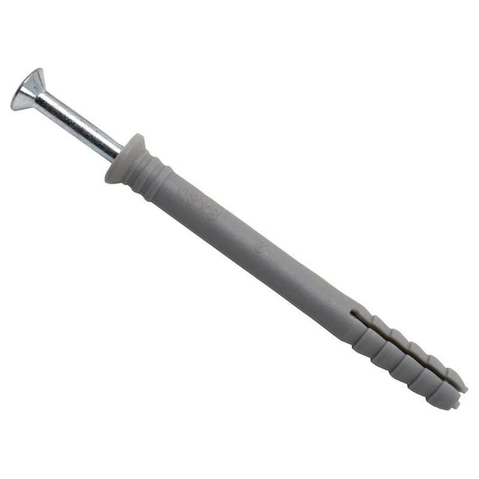 Masonmate® Nylon Hammer-In Fixing 8 x 80mm (100) MASONMATE® - Town Tools