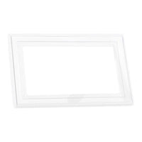 Dencon Clear Finger Plate 2-Gang