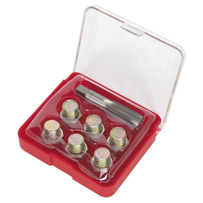 Sealey Oil Drain Plug Thread Repair Set M15 VS615 Sealey - Town Tools 