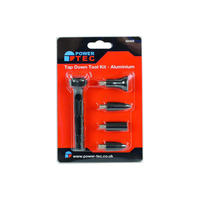 Power-Tec Tap Down Tool Kit, Aluminium 92469 Power-Tec - Town Tools 