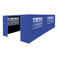Dellonda Side Walls/Doors/Windows for Gazebo/Marquee Fits 3 x 6m Models - Blue