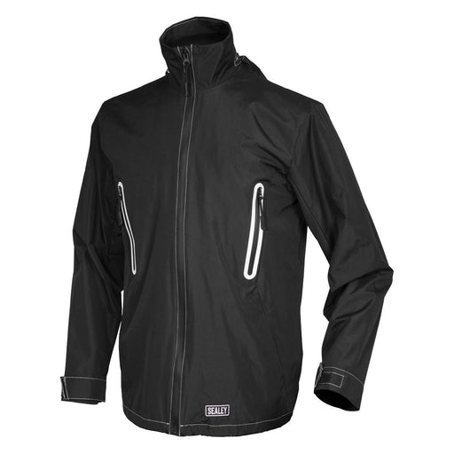 Sealey Heated Rain Jacket 5V 50" Chest Extra-Large WPHJ04 Sealey - Town Tools 