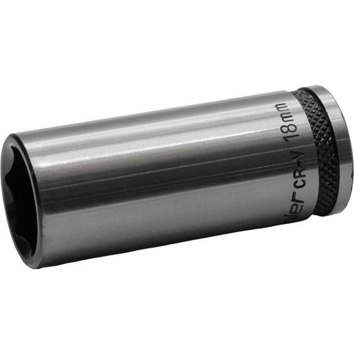 Sealey 3/8"Dr Deep Socket 18mm (Black Series)