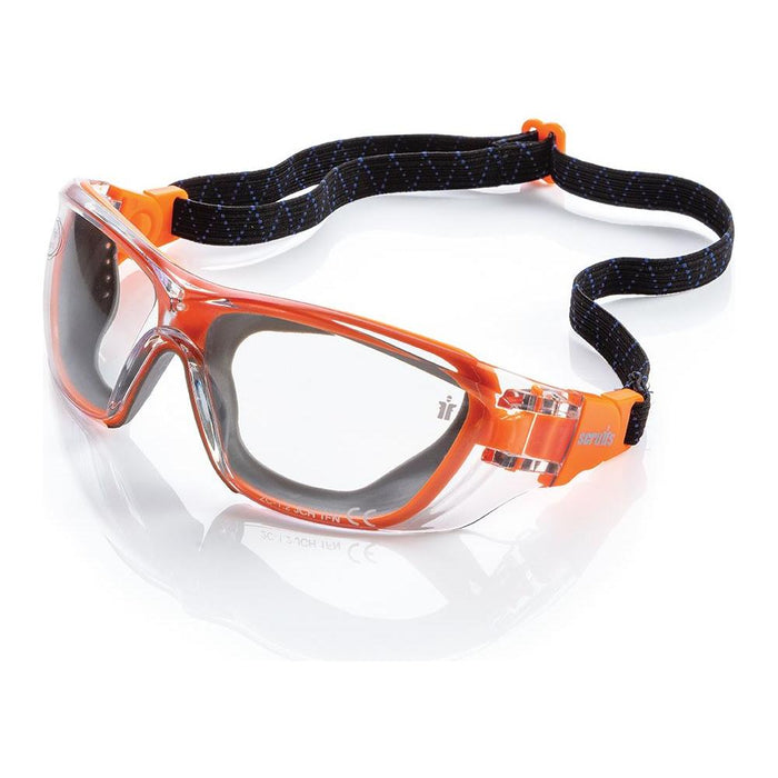 Scruffs Falcon Safety Glasses Orange Scruffs - Town Tools 